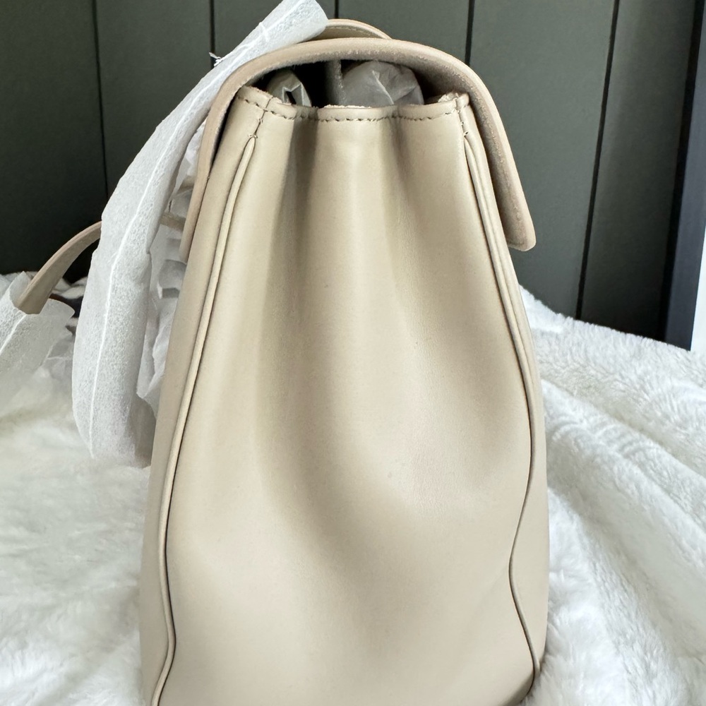 Celine Gray Leather Tote Bag with Gold Hardware - Picture 5 of 14